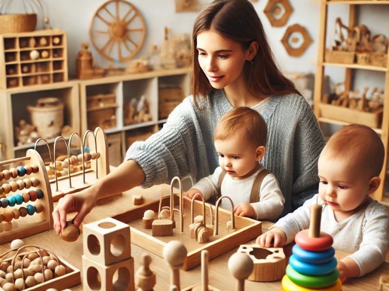 Why are Montessori toys wooden
