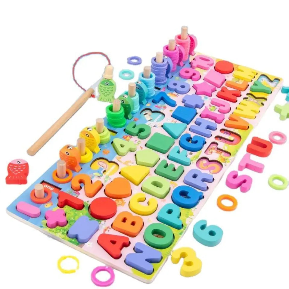5 in One - Matching sensory Board - Toys Shop Australia | Educational Toys