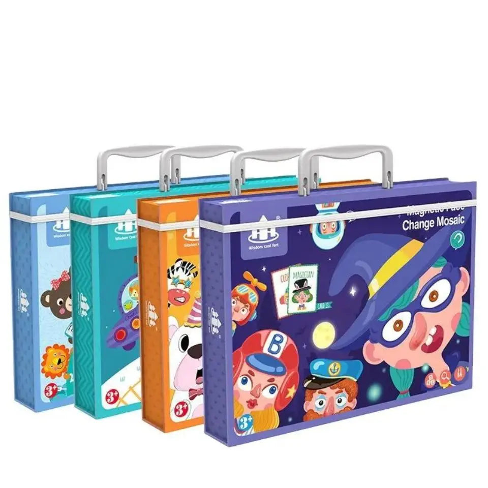 Magnetic Puzzles Face Change Mosaic - Toys Shop Australia | Educational Toys