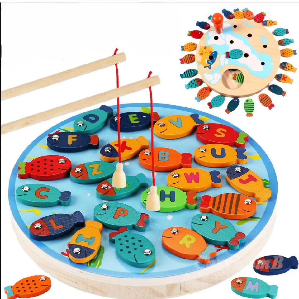 Montessori Wooden Magnetic Fishing Toy - Toys Shop Australia | Educational Toys