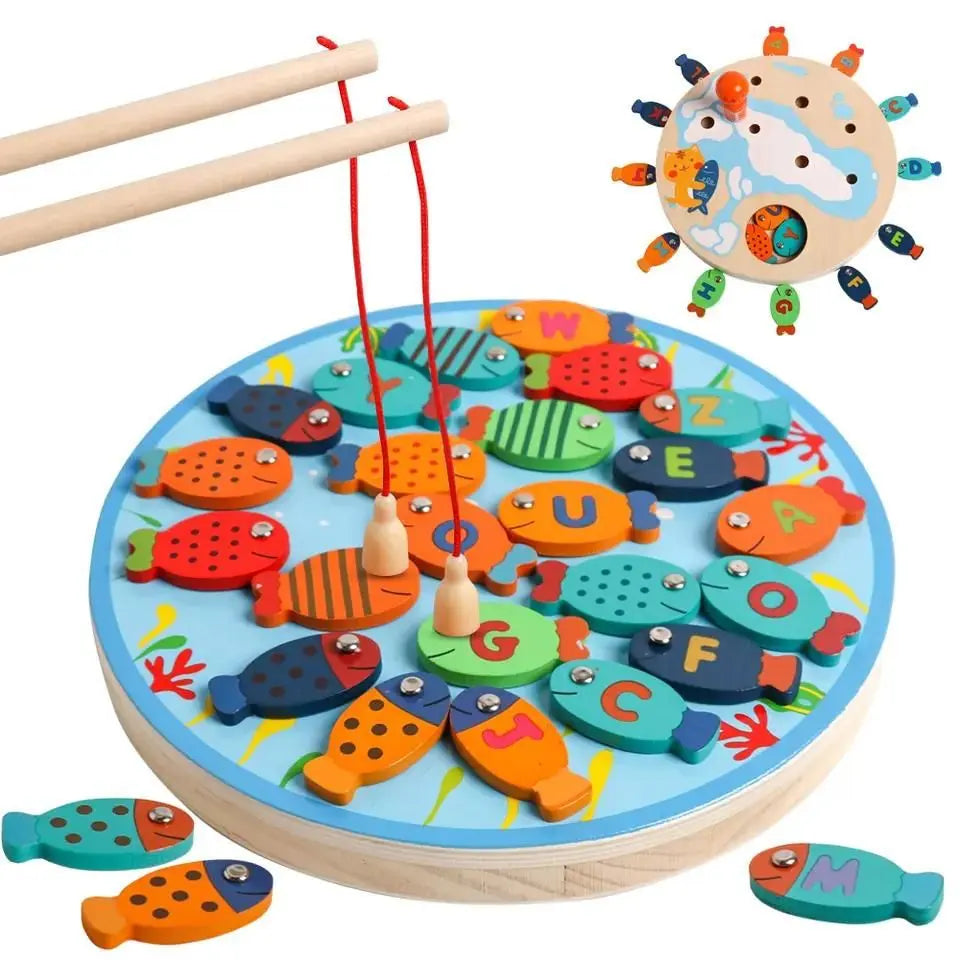 Montessori Wooden Magnetic Fishing Toy - Toys Shop Australia | Educational Toys