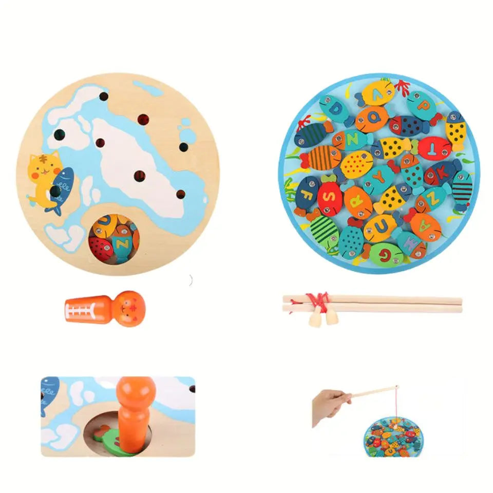 Montessori Wooden Magnetic Fishing Toy - Toys Shop Australia | Educational Toys