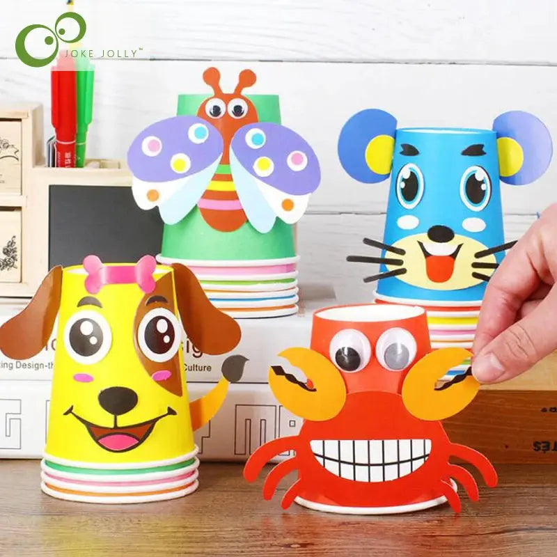 DIY Paper Cups Sticker Kit - Toys Shop Australia | Educational Toys