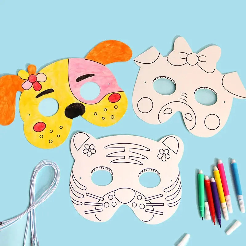 Cartoon Animal Painting Masks - Toys Shop Australia | Educational Toys