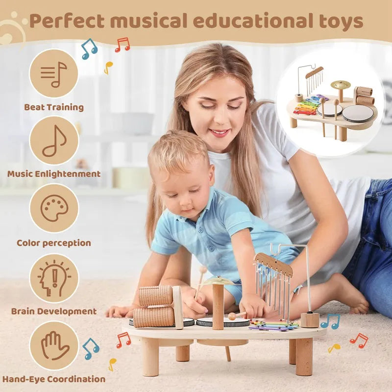 Wooden Musical Instruments Set - Toys4us