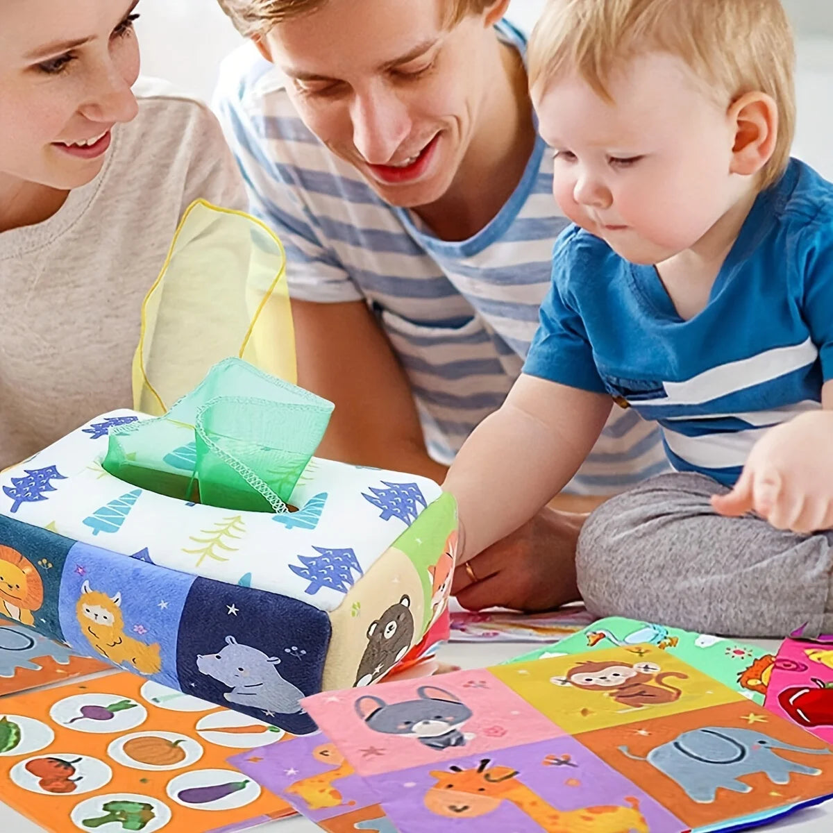 Magic Tissue Box - Busy Board Baby Game