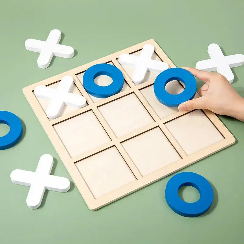 Tic-tac-toe versus wooden board game - Toys Shop Australia | Educational Toys