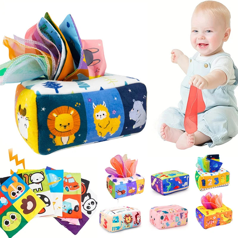 Magic Tissue Box - Busy Board Baby Game