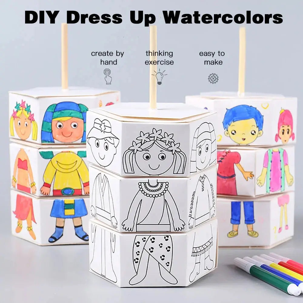 DIY Rotating Dress-Up Puzzle - Toys Shop Australia | Educational Toys