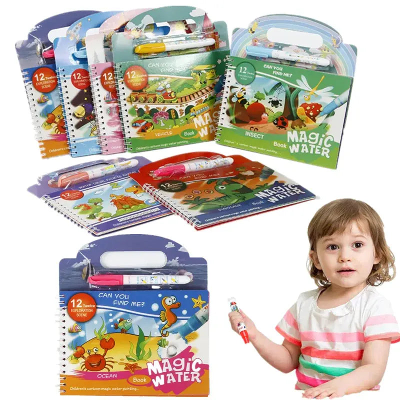 Reusable Water Painting Book - Toys Shop Australia | Educational Toys