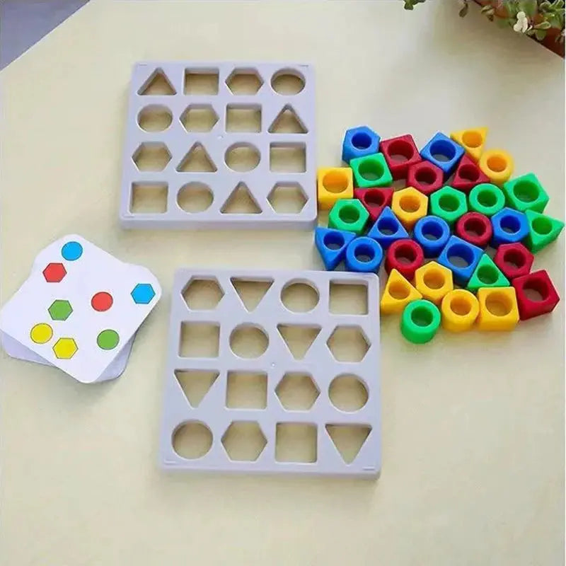 Geometric Shape Color Matching Puzzle - Toys Shop Australia | Educational Toys