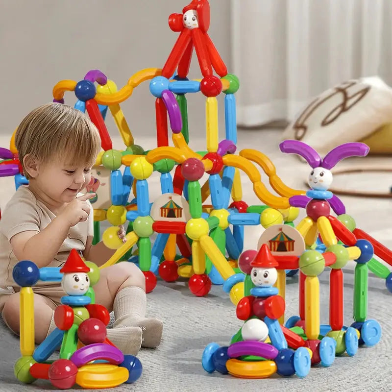 Magnetic Construction Building Blocks - Toys Shop Australia | Educational Toys