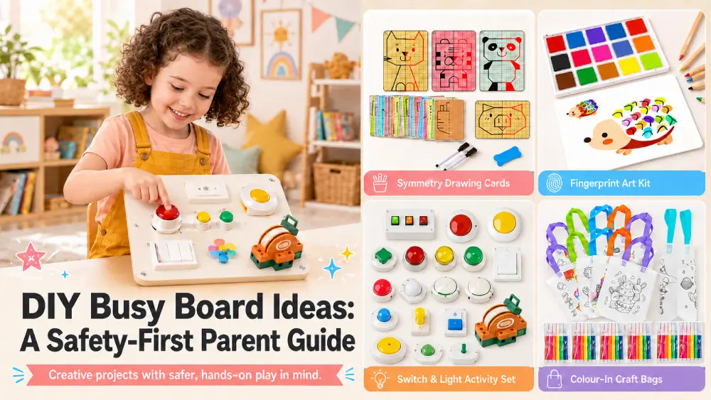DIY Busy Board Ideas: A Safety-First Parent Guide