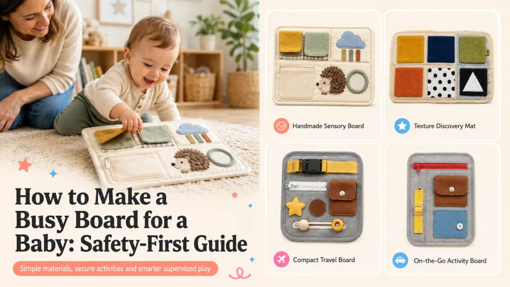 How to Make a Busy Board for a Baby Safely-First Guide