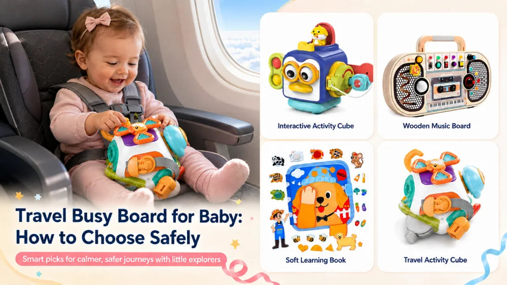 Travel Busy Board for Baby: How to Choose Safely
