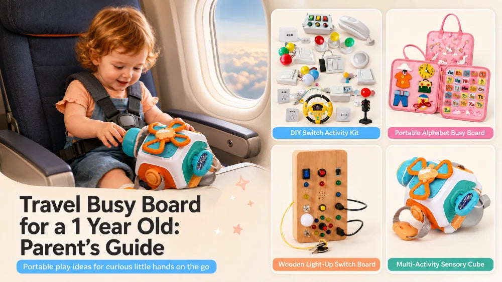 Travel Busy Board for a 1 Year Old: Parent’s Guide