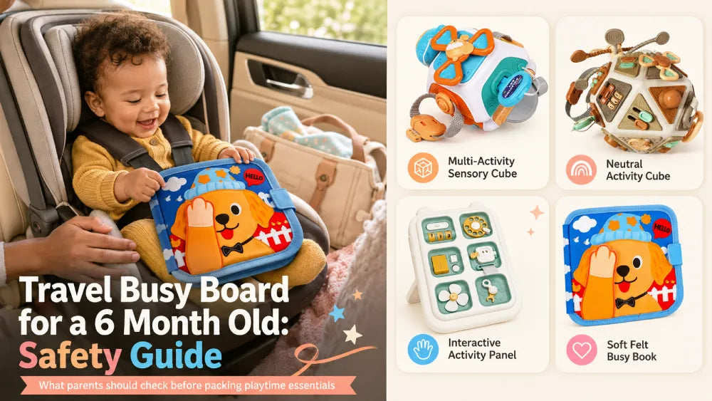 Travel Busy Board for a 6 Month Old: Safety Guide