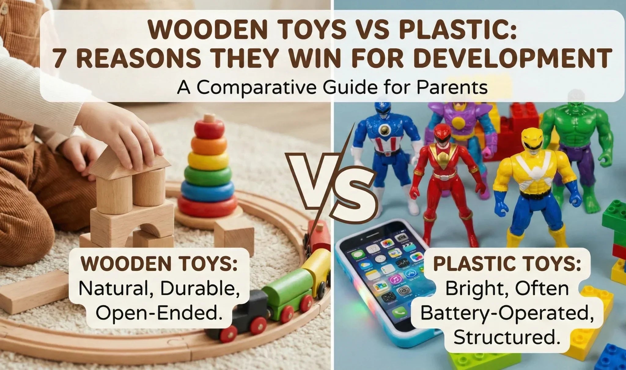 Wooden Toys vs Plastic