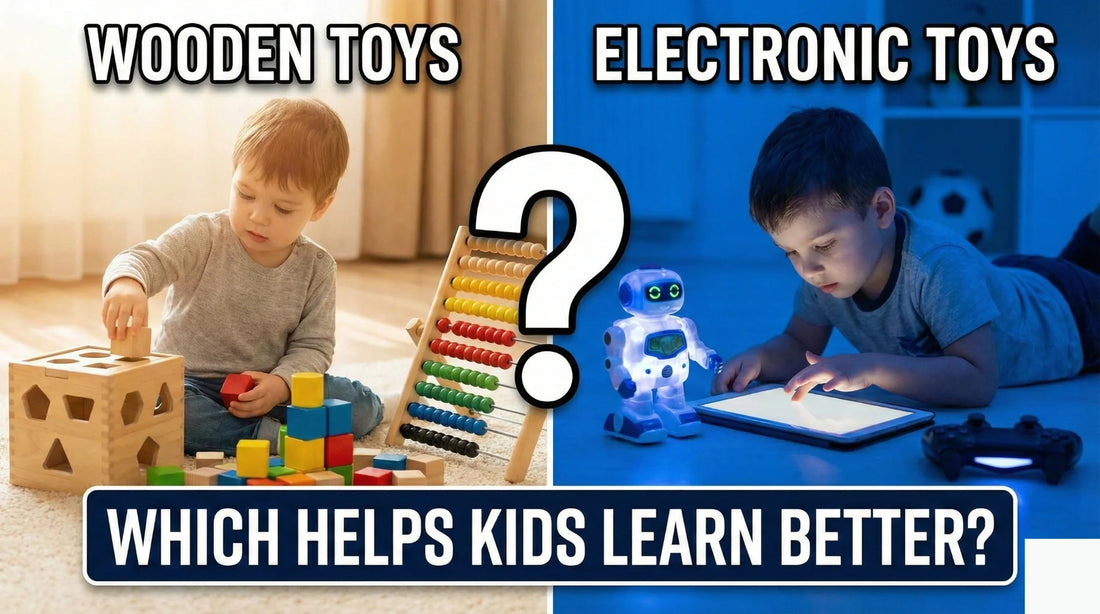 Wooden vs Electronic Toys: Which Helps Kids Learn Better?