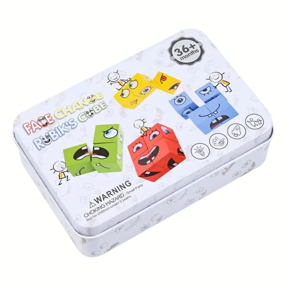 Face Expression Changing Rubik's Cube - Toys Shop Australia | Educational Toys