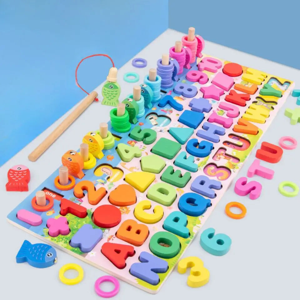 5 in One - Matching sensory Board - Toys Shop Australia | Educational Toys