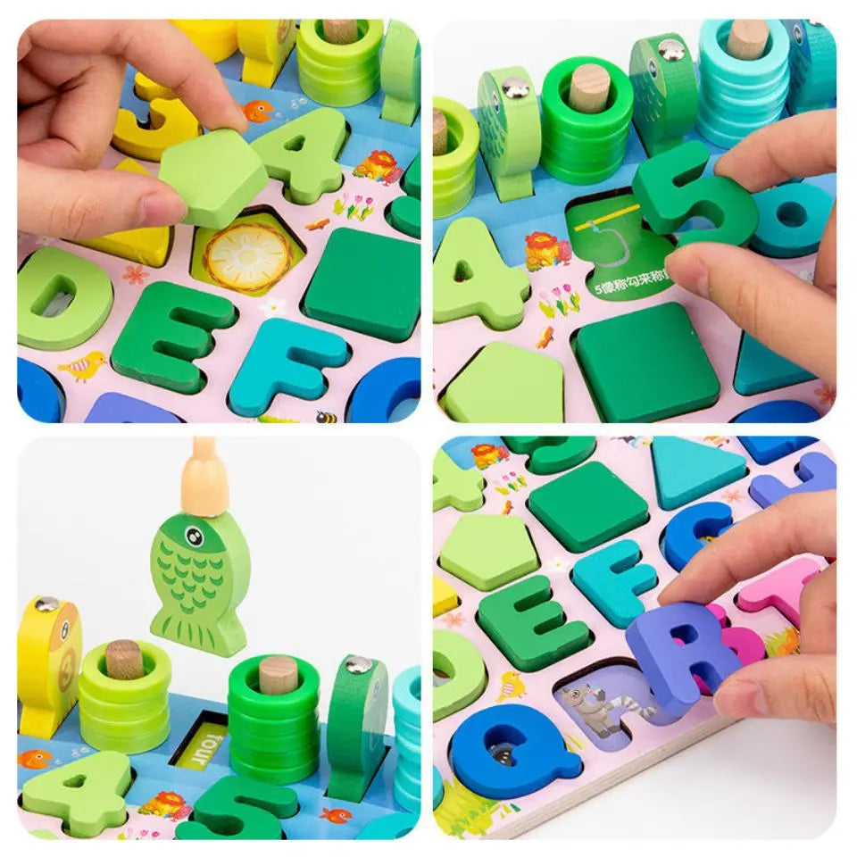 5 in One - Matching sensory Board - Toys Shop Australia | Educational Toys