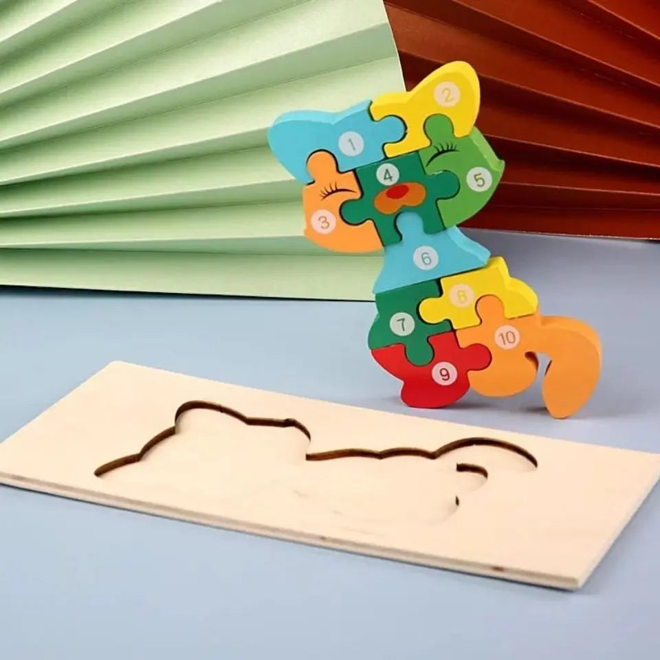 3D Wooden Cartoon Puzzle - Toys Shop Australia | Educational Toys