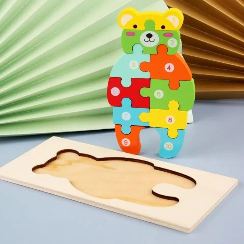 3D Wooden Cartoon Puzzle - Toys Shop Australia | Educational Toys