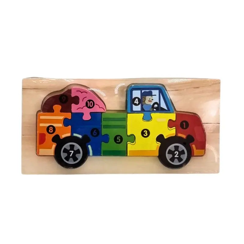 3D Wooden Cartoon Puzzle - Toys Shop Australia | Educational Toys