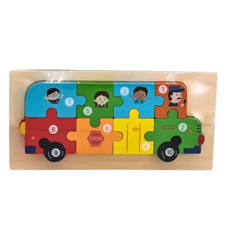 3D Wooden Cartoon Puzzle - Toys Shop Australia | Educational Toys