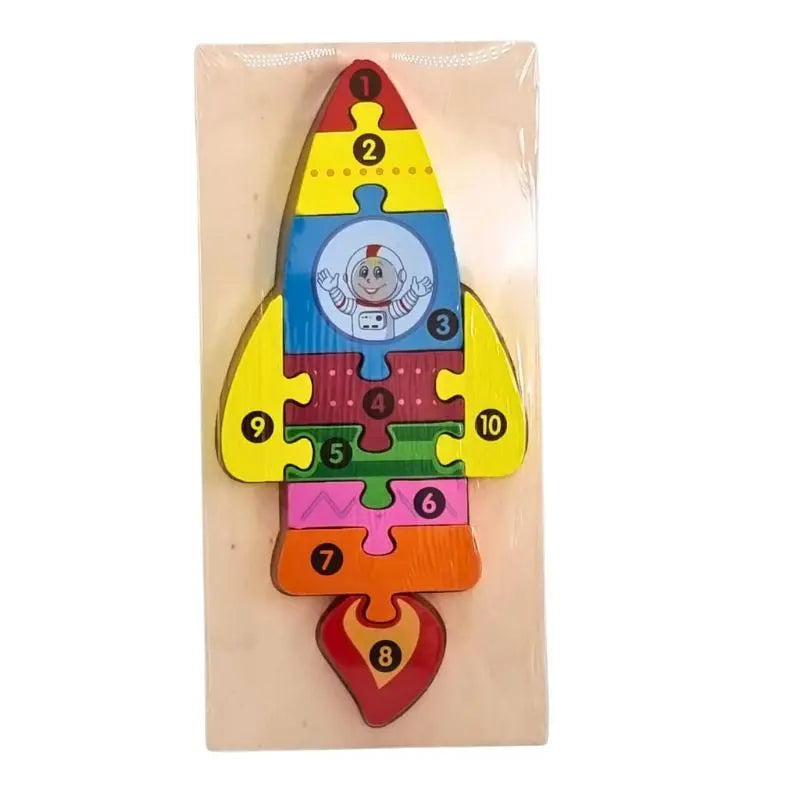 3D Wooden Cartoon Puzzle - Toys Shop Australia | Educational Toys