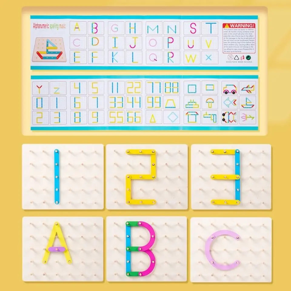 Numbers-Letters-Shapes Structure Spell - Toys Shop Australia | Educational Toys