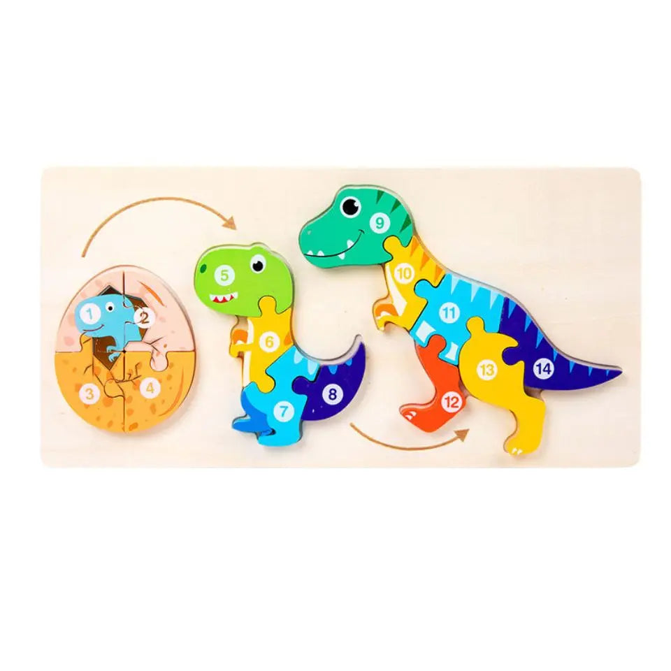 Montessori 3D Wooden Animal Puzzle - Toys Shop Australia | Educational Toys