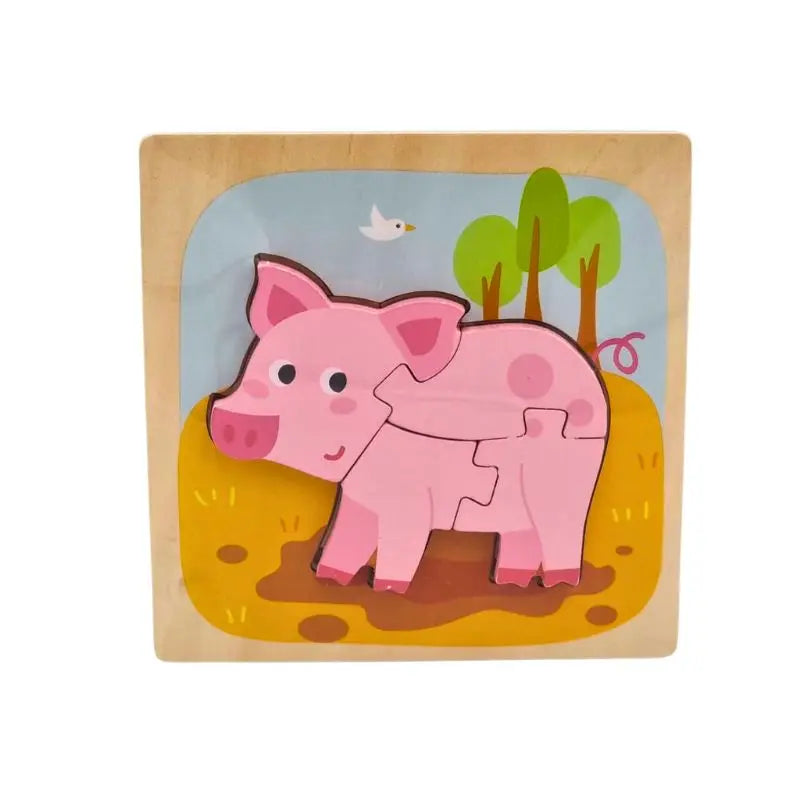 3D wooden animal puzzle - Toys Shop Australia | Educational Toys