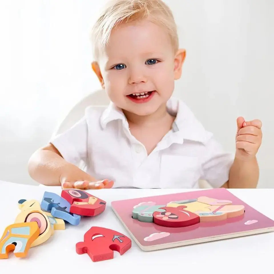 Montessori 3d puzzles vehicles - Toys Shop Australia | Educational Toys