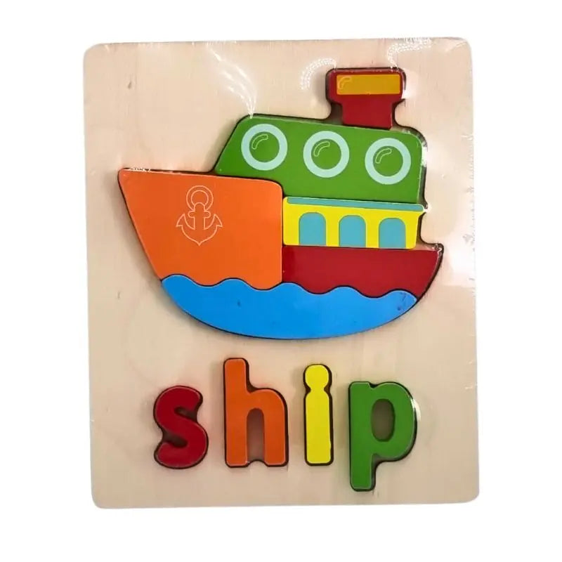 3D Animal and vehicle wooden puzzle - Toys Shop Australia | Educational Toys