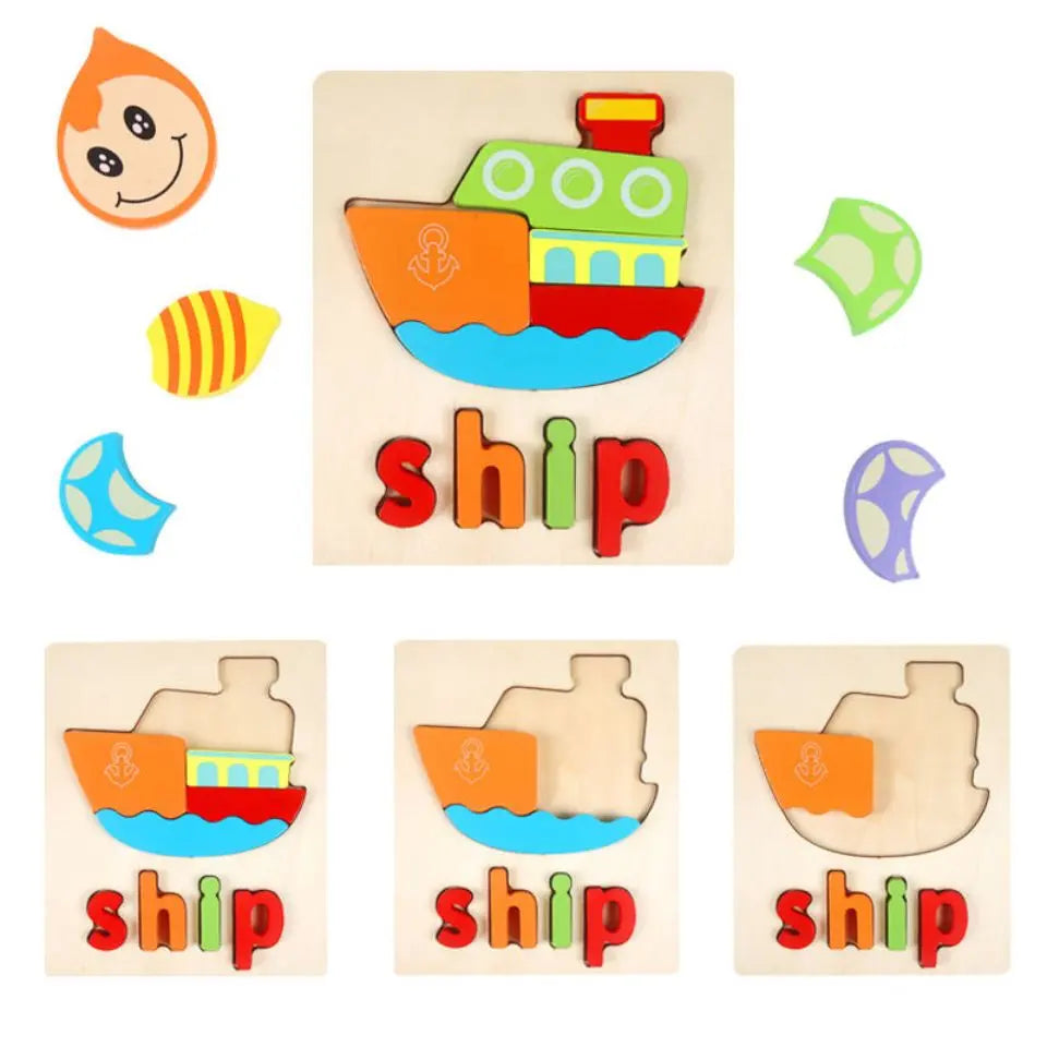 3D Animal and vehicle wooden puzzle - Toys Shop Australia | Educational Toys