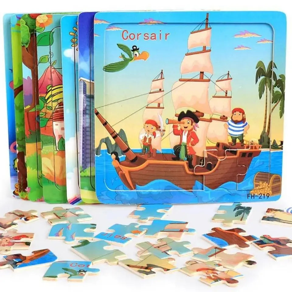 Cartoon training puzzle - Toys Shop Australia | Educational Toys