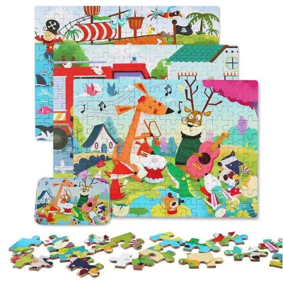 kids wooden puzzle 120 Pieces - Toys Shop Australia | Educational Toys