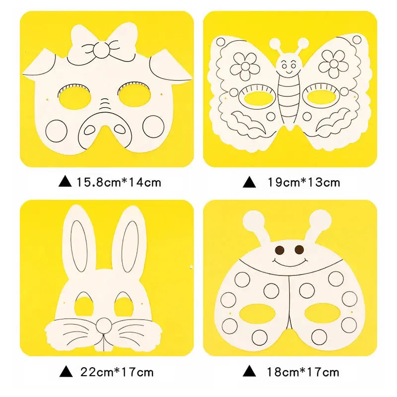 Cartoon Animal Painting Masks - Toys Shop Australia | Educational Toys