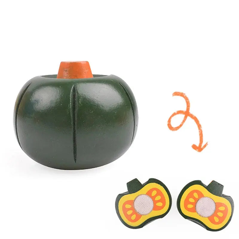 Wooden Cut Fruit & Veggie Kitchen Toy - Toys Shop Australia | Educational Toys