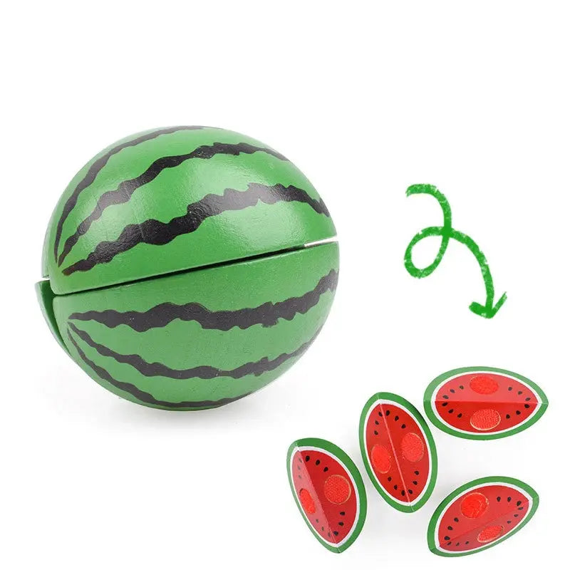 Wooden Cut Fruit & Veggie Kitchen Toy - Toys Shop Australia | Educational Toys