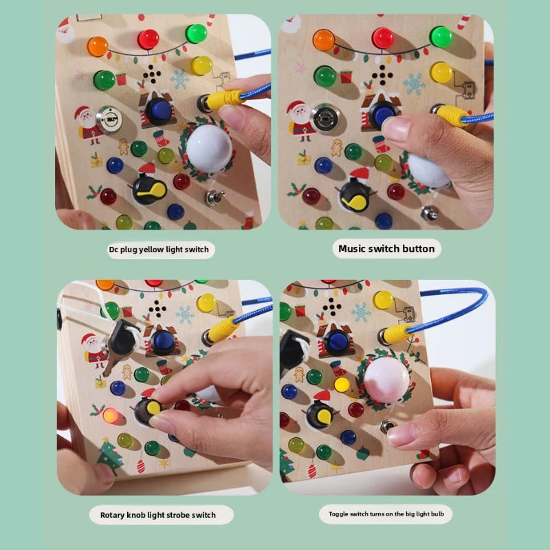 Toddlers Wooden Busy Board