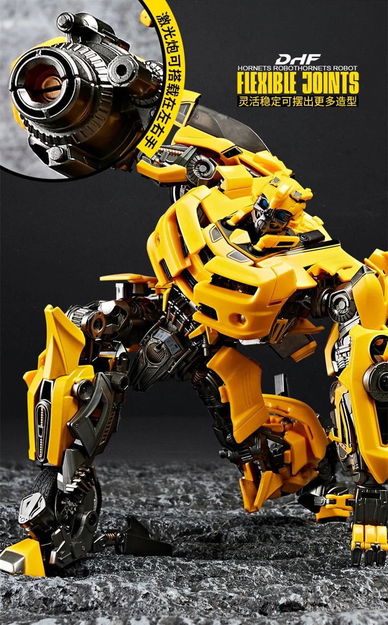 Autobots Transformation Toy 28cm Alloy warhammer Bumblebee Action Figure model Boy's birthday gift