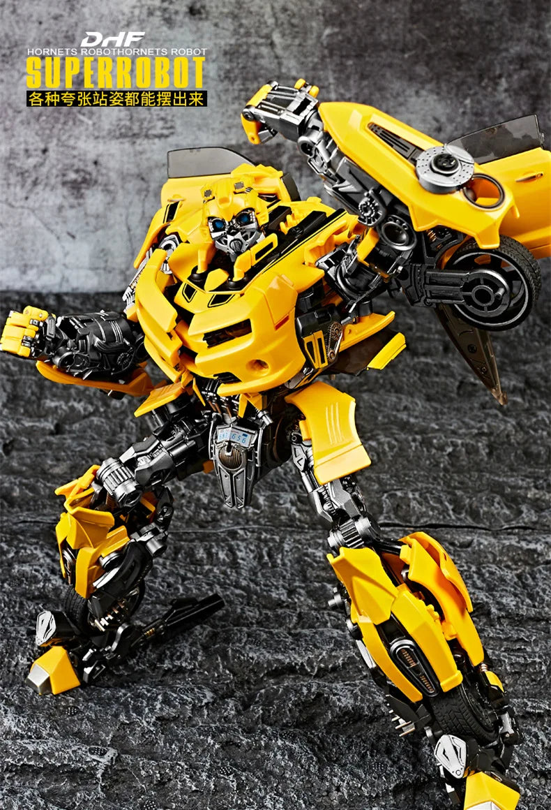 Autobots Transformation Toy 28cm Alloy warhammer Bumblebee Action Figure model Boy's birthday gift