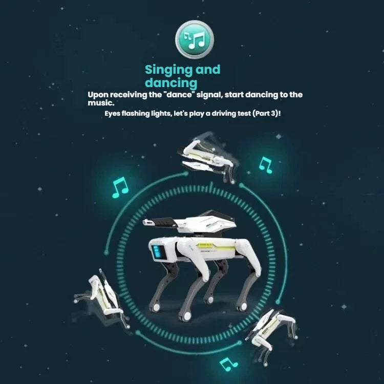 Remote Control Robot Dog Handshake Clip AI Artificial Intelligence Dual System APP Programming Stunt Robot Toy