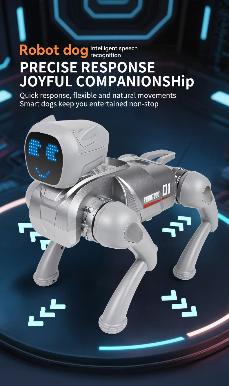 ZWN X1 RC AI Smart RC Robot Dog Toys Voice Command Programmable With Singing and Dancing Remote Control Toy Best Gift for Kids