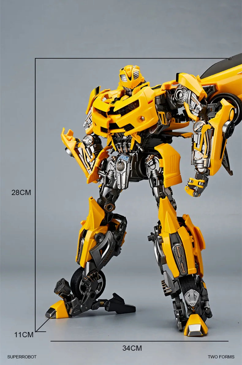 Autobots Transformation Toy 28cm Alloy warhammer Bumblebee Action Figure model Boy's birthday gift