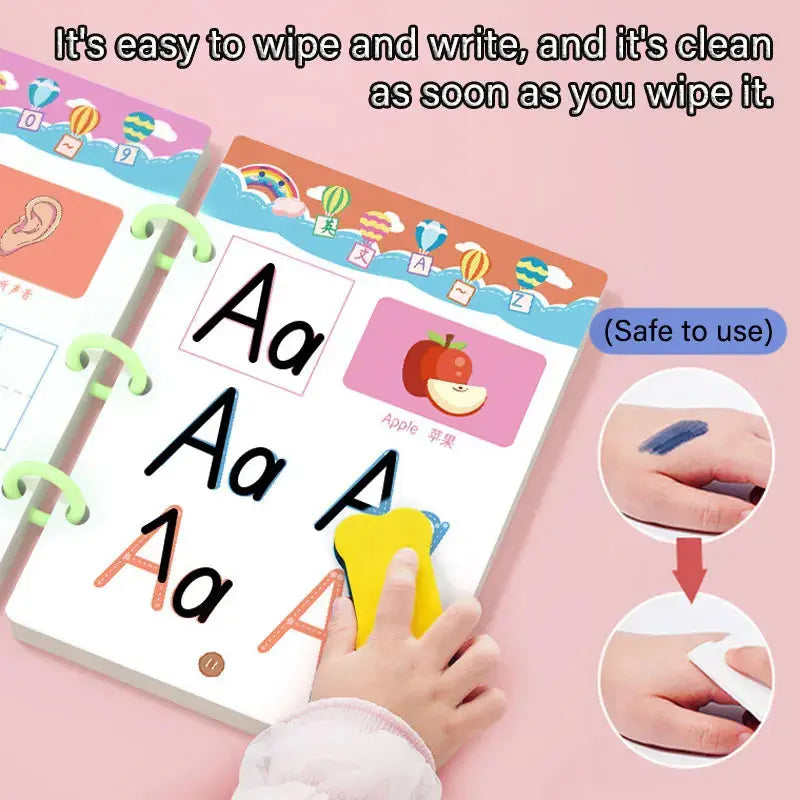 Montessori Math & Drawing Workbook - Toys Shop Australia | Educational Toys