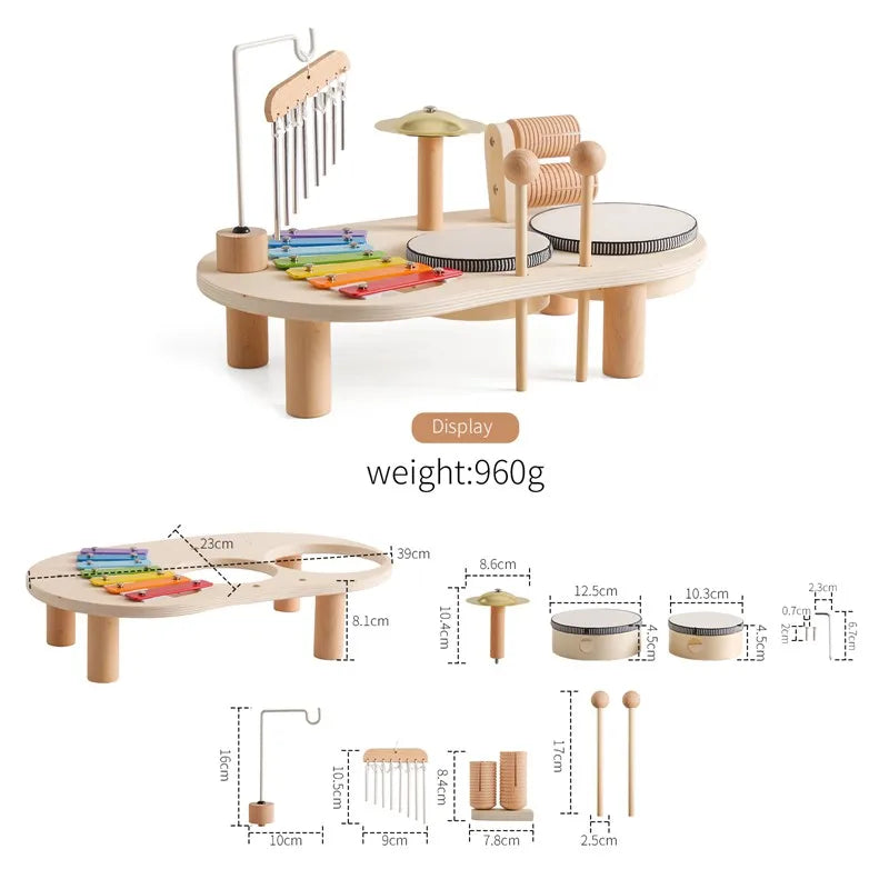 Wooden Musical Instruments Set - Toys4us